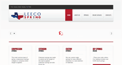 Desktop Screenshot of leecospring.com