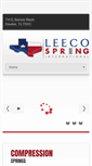 Mobile Screenshot of leecospring.com